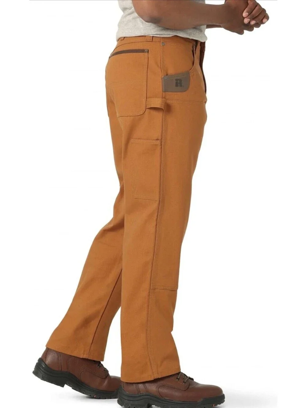 Wrangler Riggs Workwear Men's Relaxed Fit Utility Pant Size 46x34 Rubber (Rust)